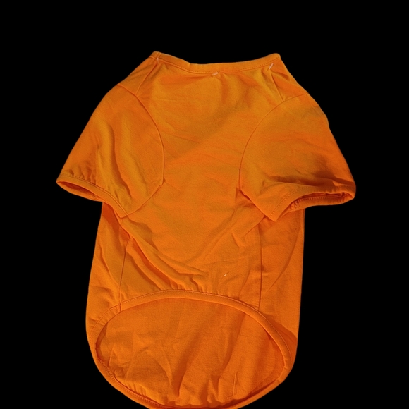 Halloween Party Pet Apparel Orange Checkered Pumpkin Pet Shirt M S XS - Picture 3 of 5